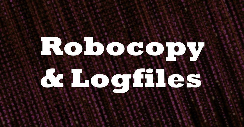 robocopylogfiles